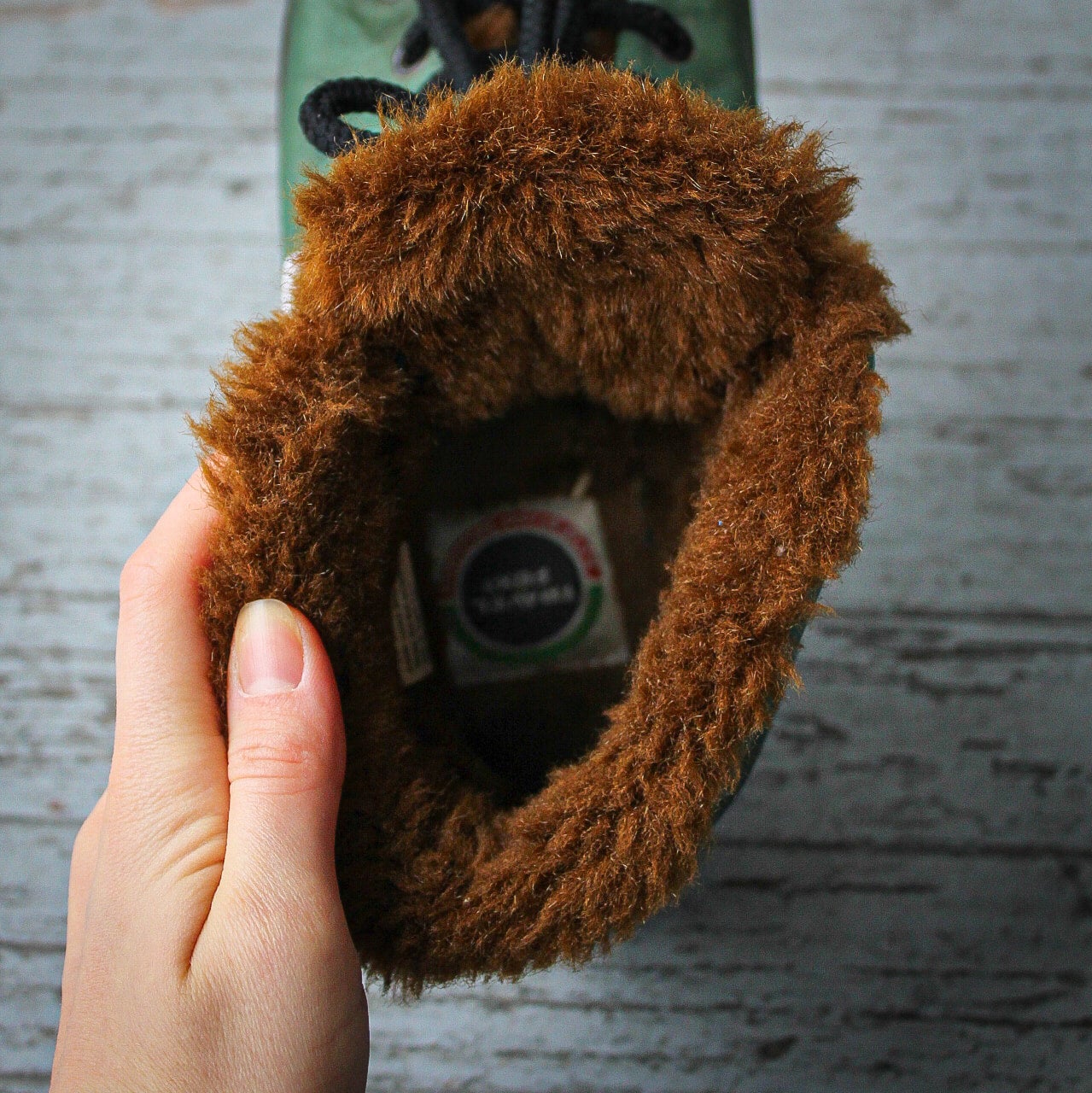 90s Travel Fox Hi-Top Faux Sherpa Lined Booties | Boutique 229