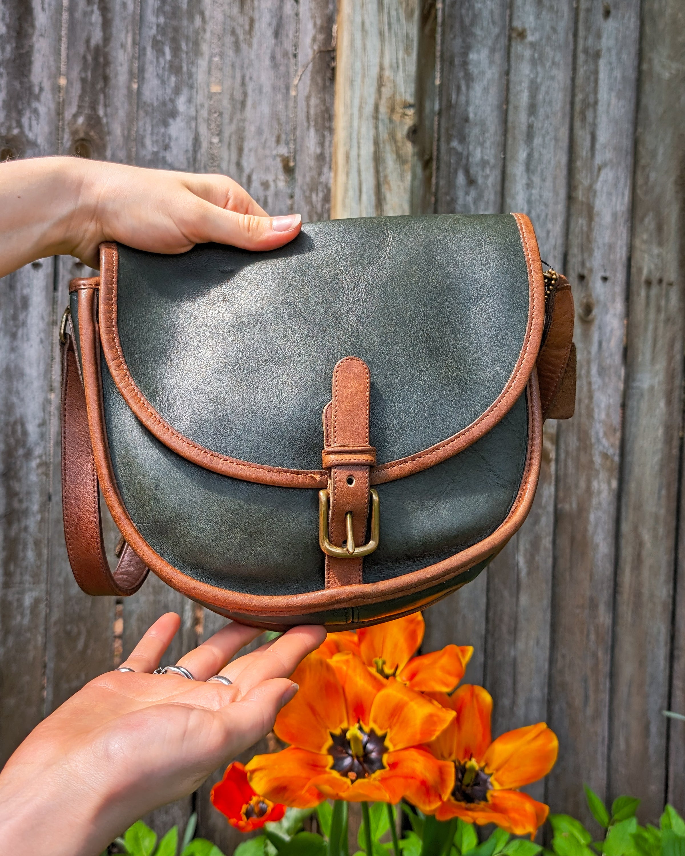 90s Coach Riding Spectator Green Bag | Boutique 229 90s Coach Riding Spectator Green Bag | Boutique 229