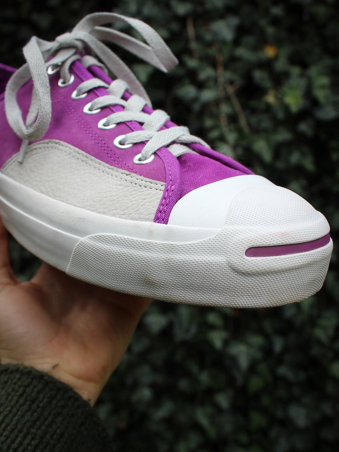 Purple Converse Jack Purcell Pro x Nike Zoom Air Sneakers